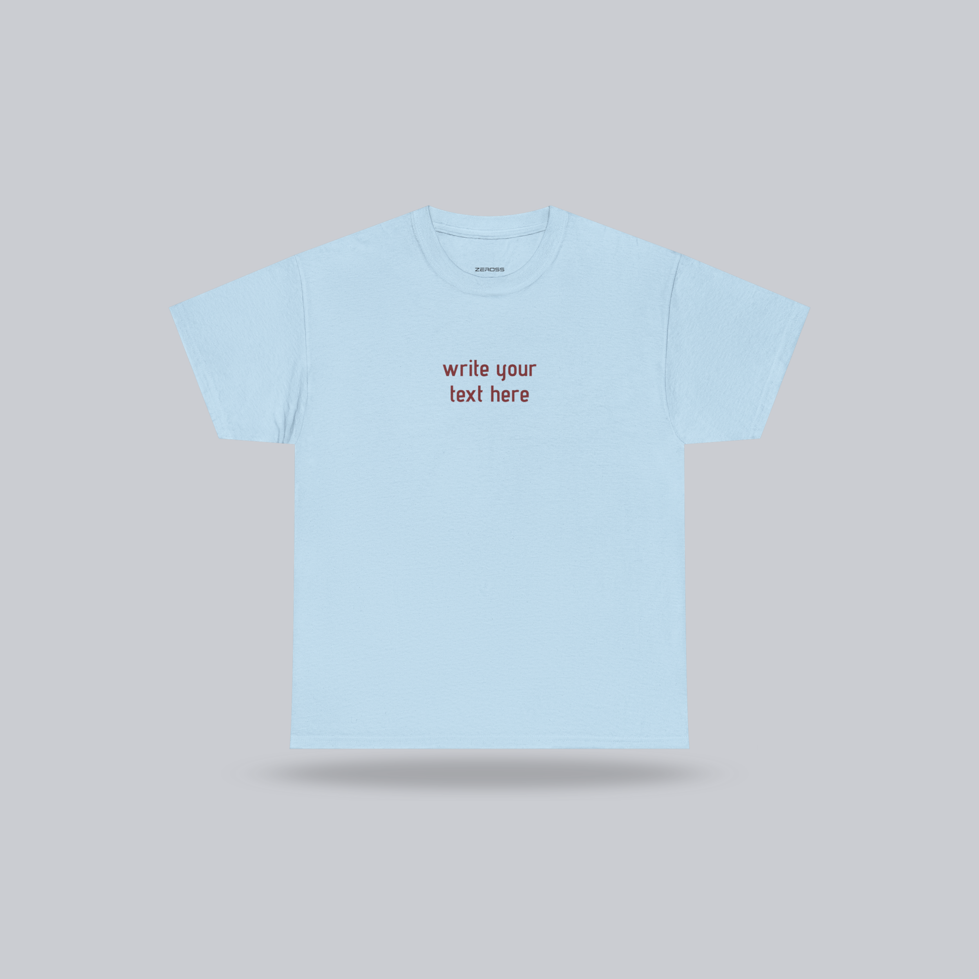 Personalized Custom Text T-Shirt – Create Your Own Message, Unisex Cotton Tee