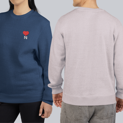 Unisex Nantucket Sweatshirt – Personalized with initial N