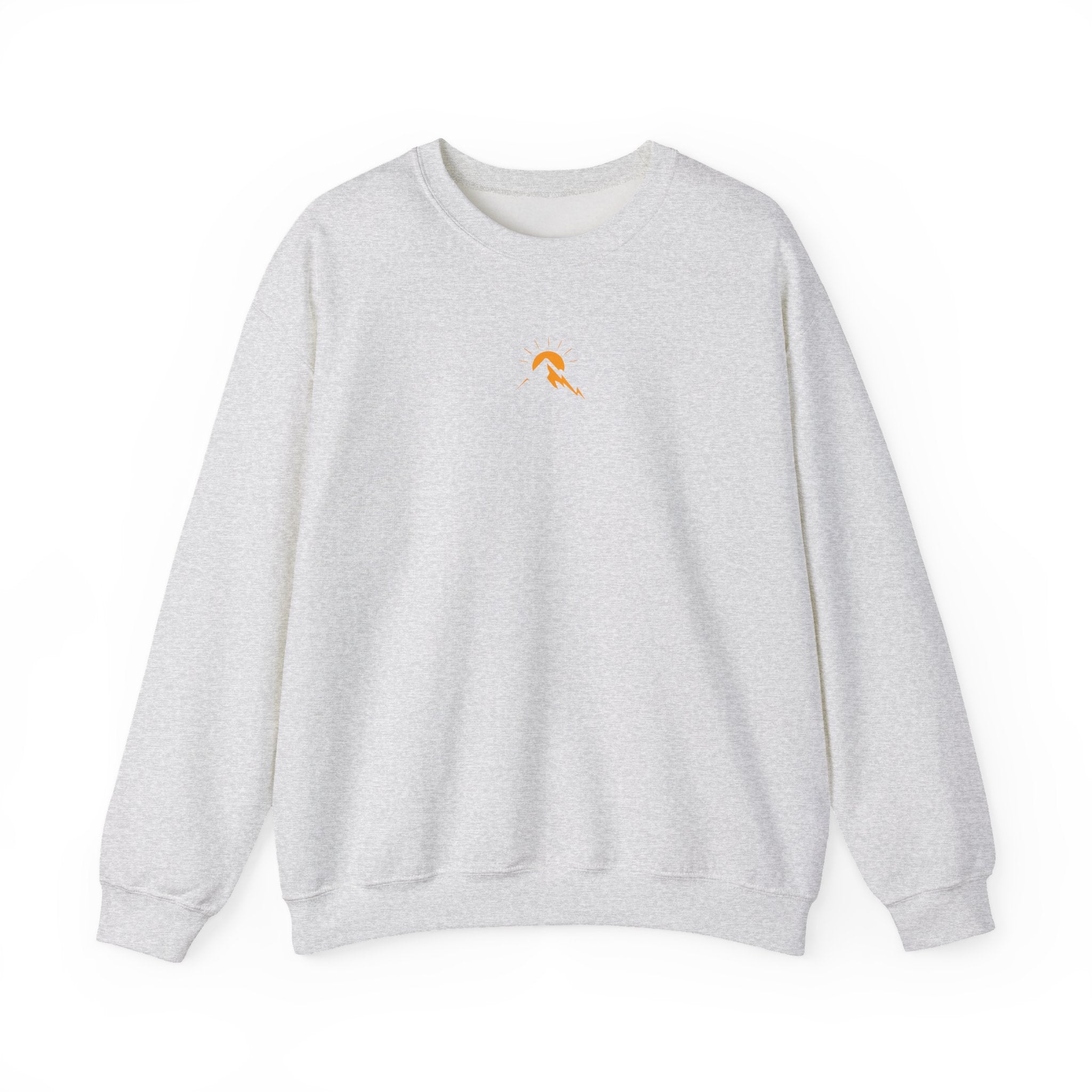 Unisex Sunrise Mountain Minimalist Sweatshirt –Unisex Heavy Crewneck