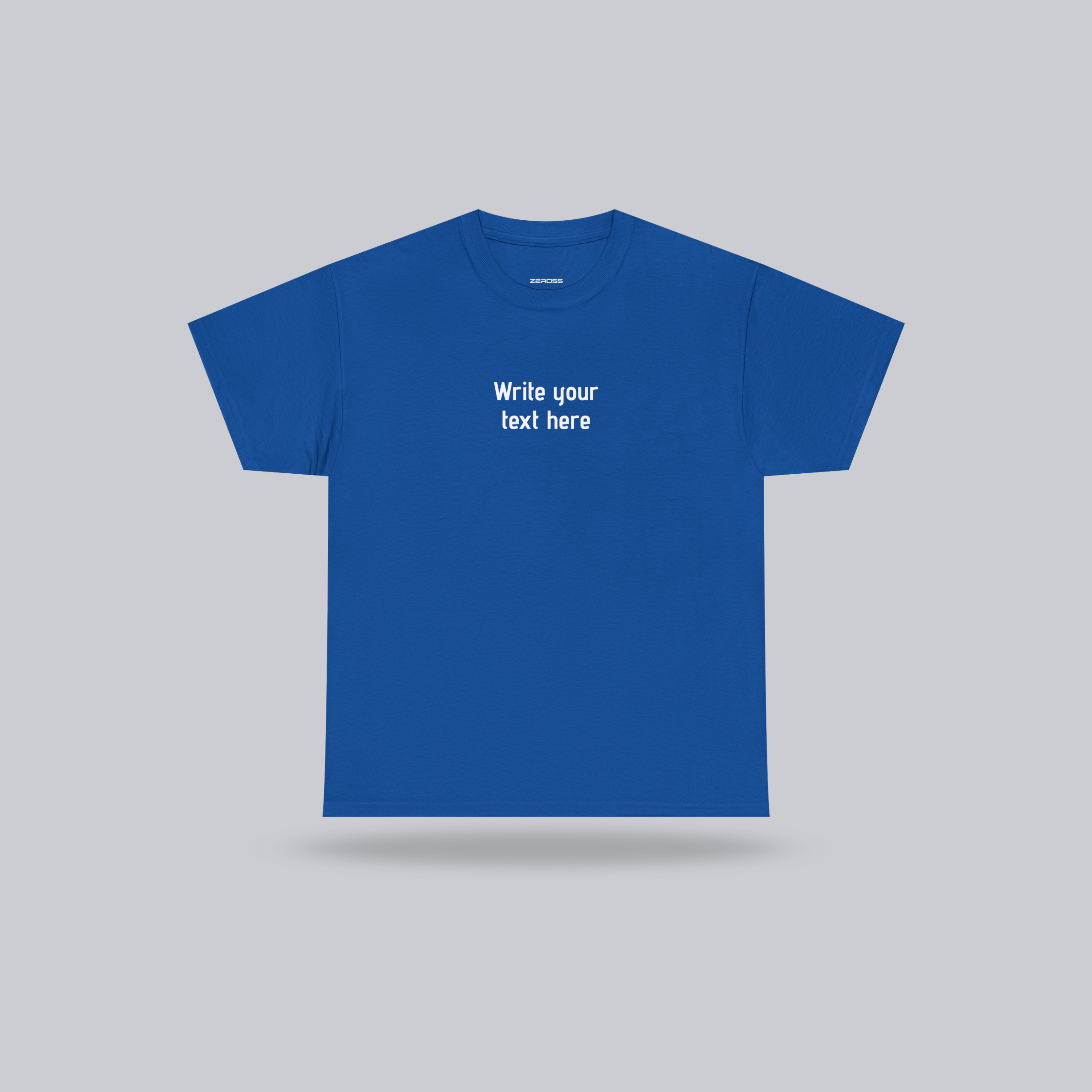 Personalized Custom Text T-Shirt – create your own message, Unisex Cotton Tee