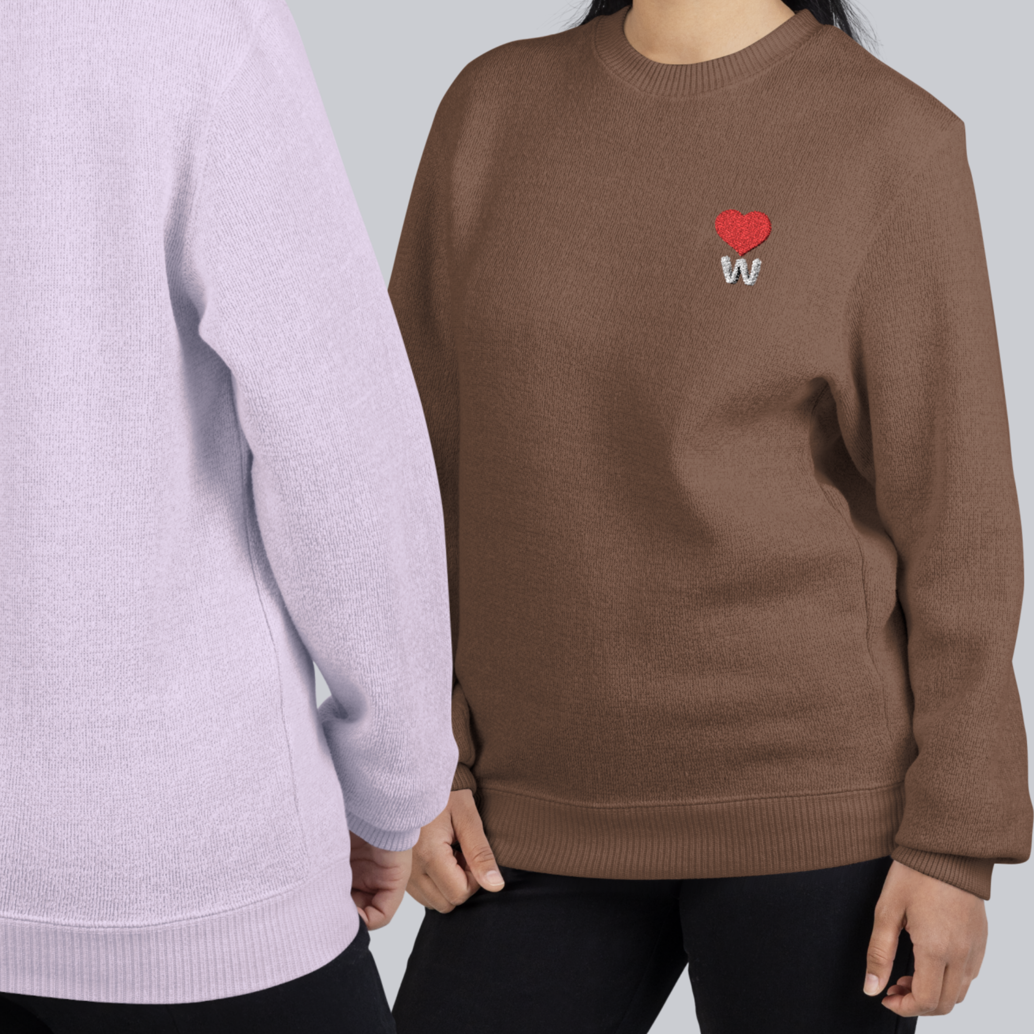 Unisex Nantucket Sweatshirt – Personalized with initial W