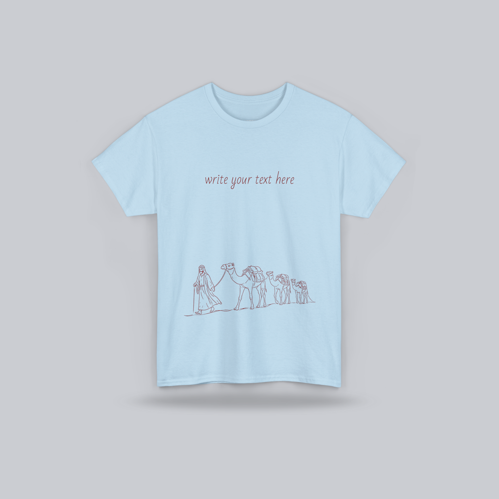 Custom Text T-Shirt, Create & Wear Your Story | Unisex Cotton Tee
