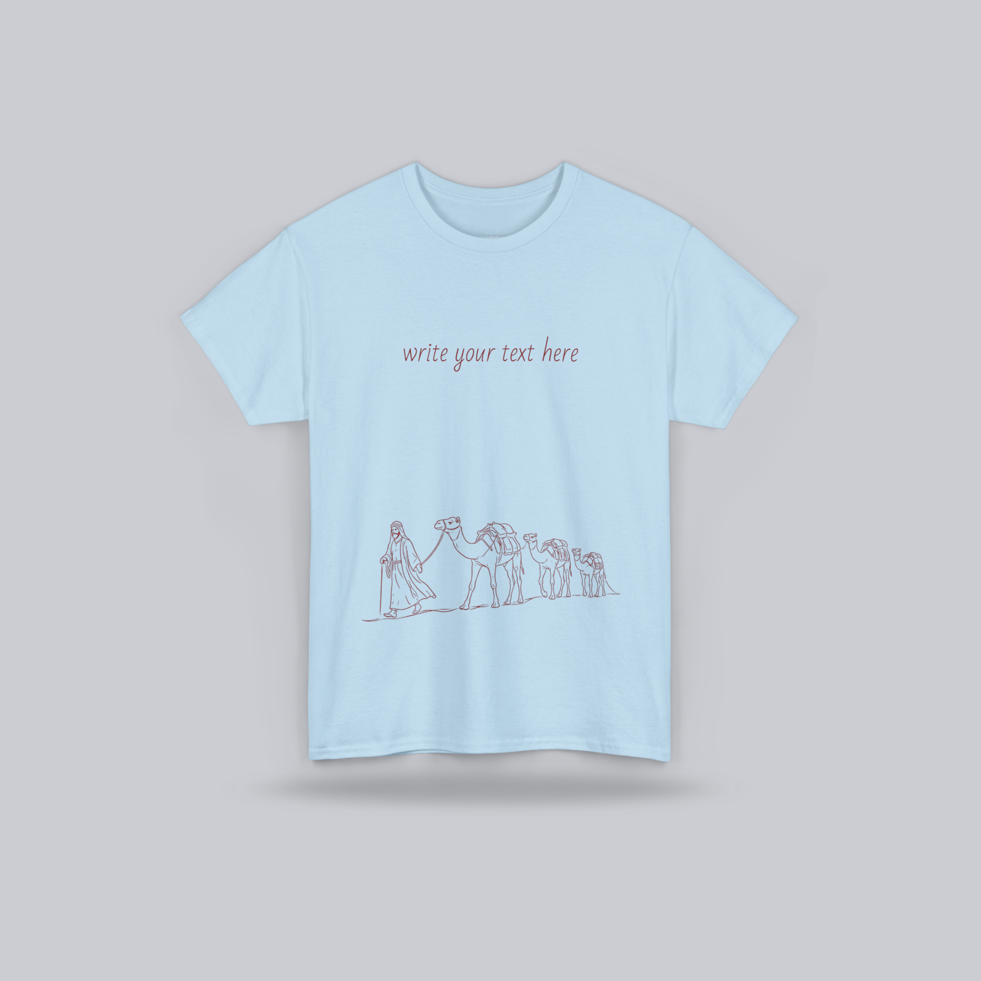 Custom Text T-Shirt, Create & Wear Your Story | Unisex Cotton Tee