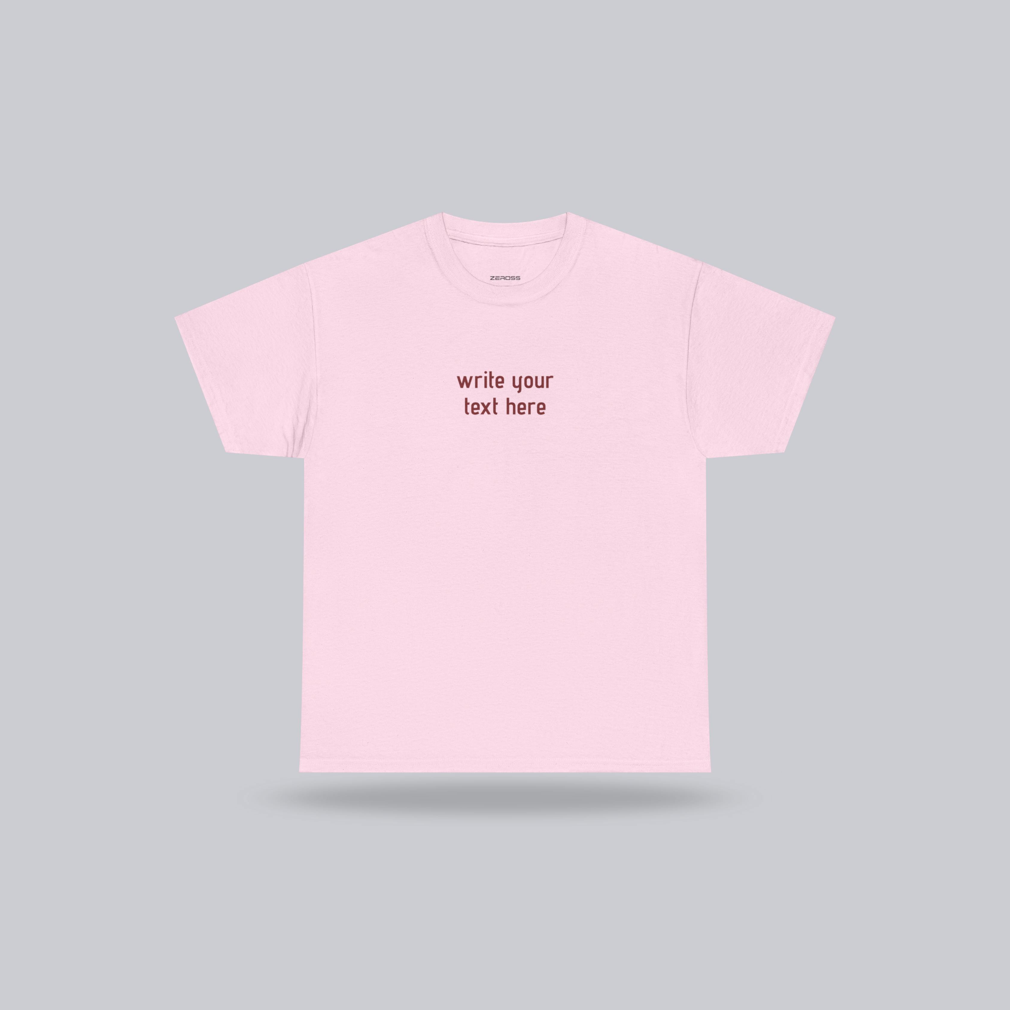 Personalized Custom Text T-Shirt – Create Your Own Message, Unisex Cotton Tee