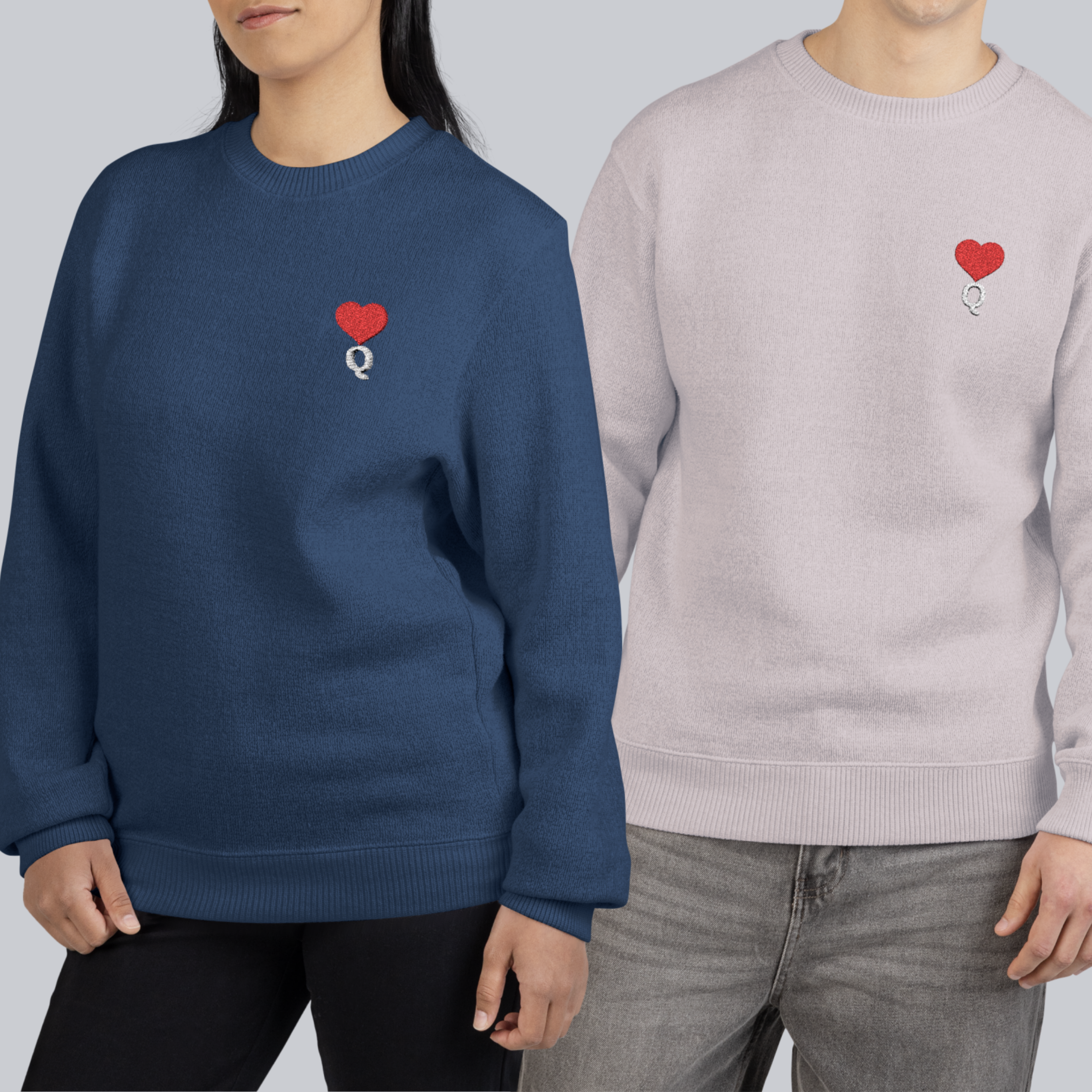 Unisex Nantucket Sweatshirt – Personalized with initial Q