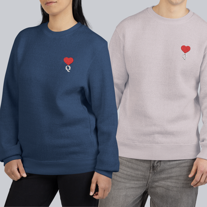 Unisex Nantucket Sweatshirt – Personalized with initial Q