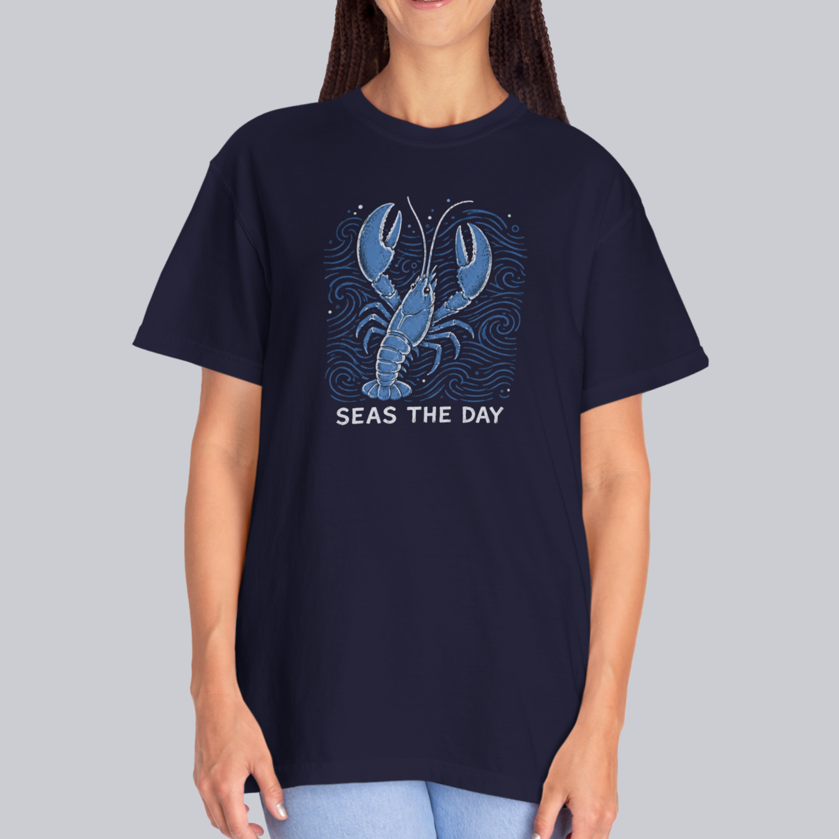 Seas The Day Lobster Unisex Tee