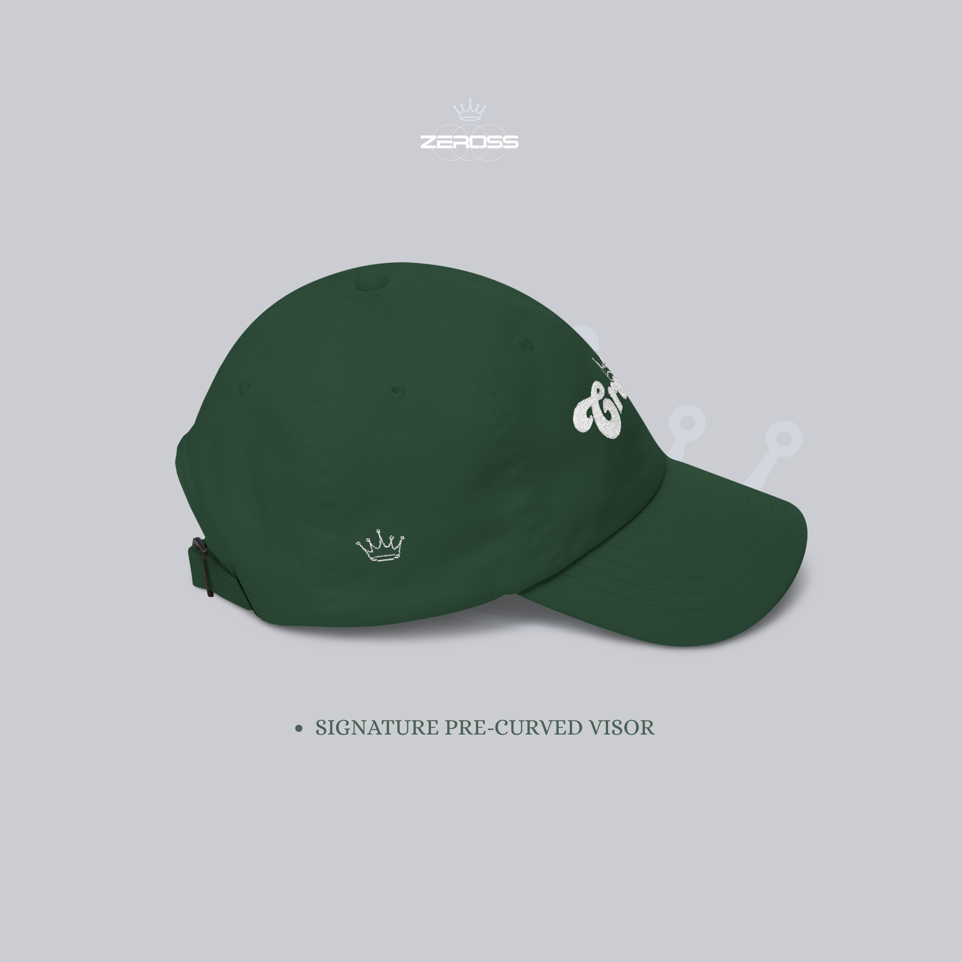 CROWN MODE — Embroidered Classic Dad Cap