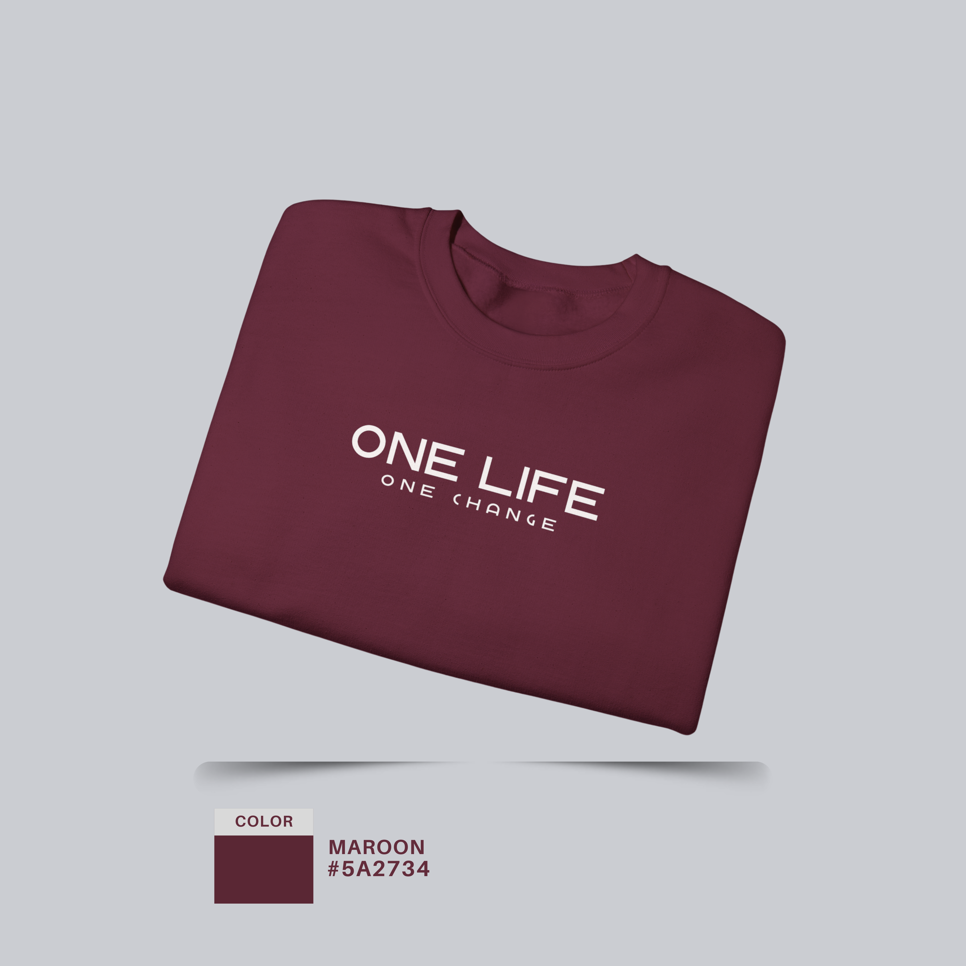 ONE LIFE ONE CHANGE – Unisex Cozy Heavy Blend Pullover