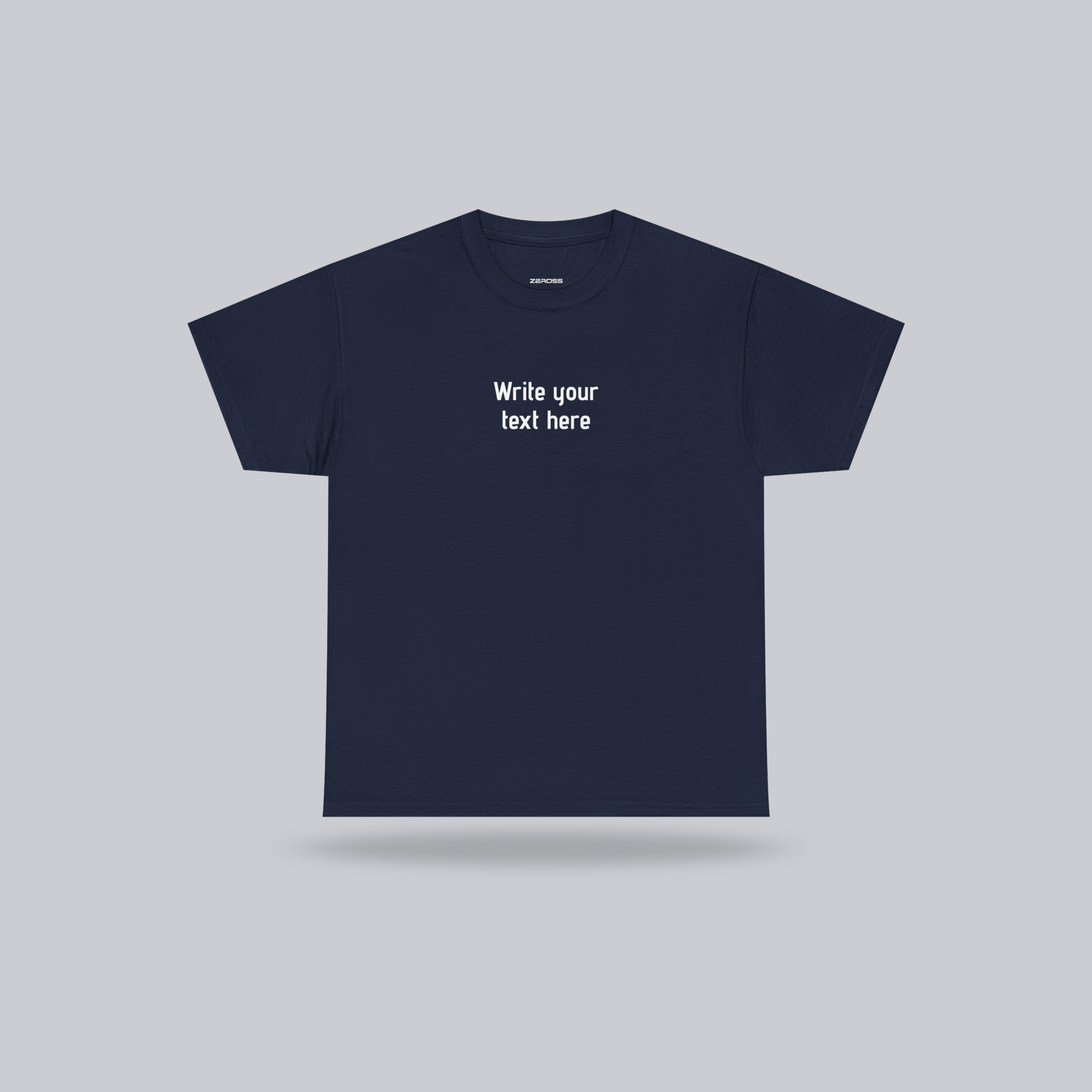 Personalized Custom Text T-Shirt – create your own message, Unisex Cotton Tee