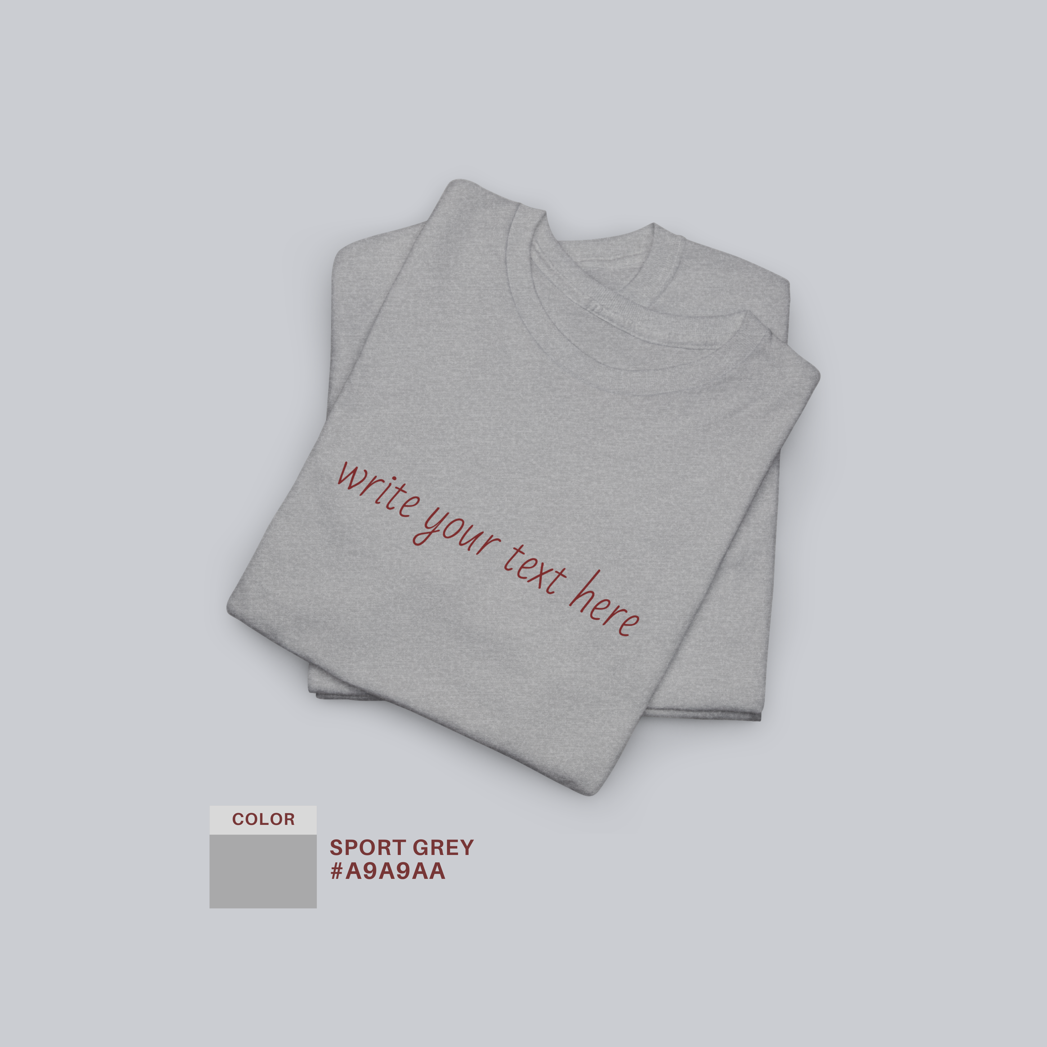 Custom Text T-Shirt, Create & Wear Your Story | Unisex Cotton Tee
