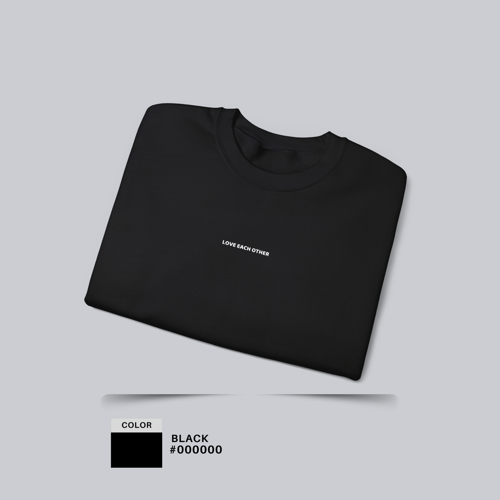 The Only Thing More Powerful Than Hate Is Love — Unisex Crewneck Sweatshirt