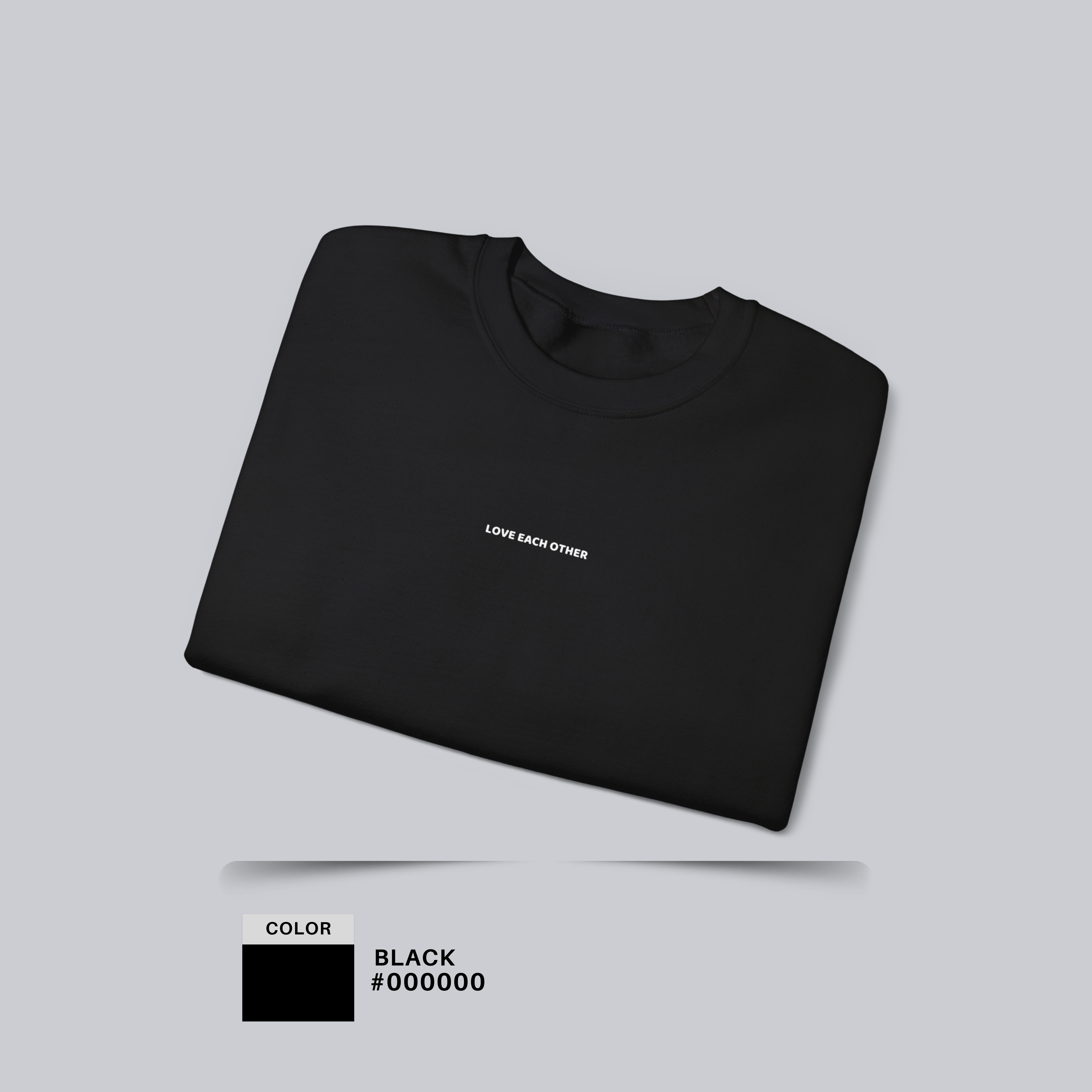 The Only Thing More Powerful Than Hate Is Love — Unisex Crewneck Sweatshirt