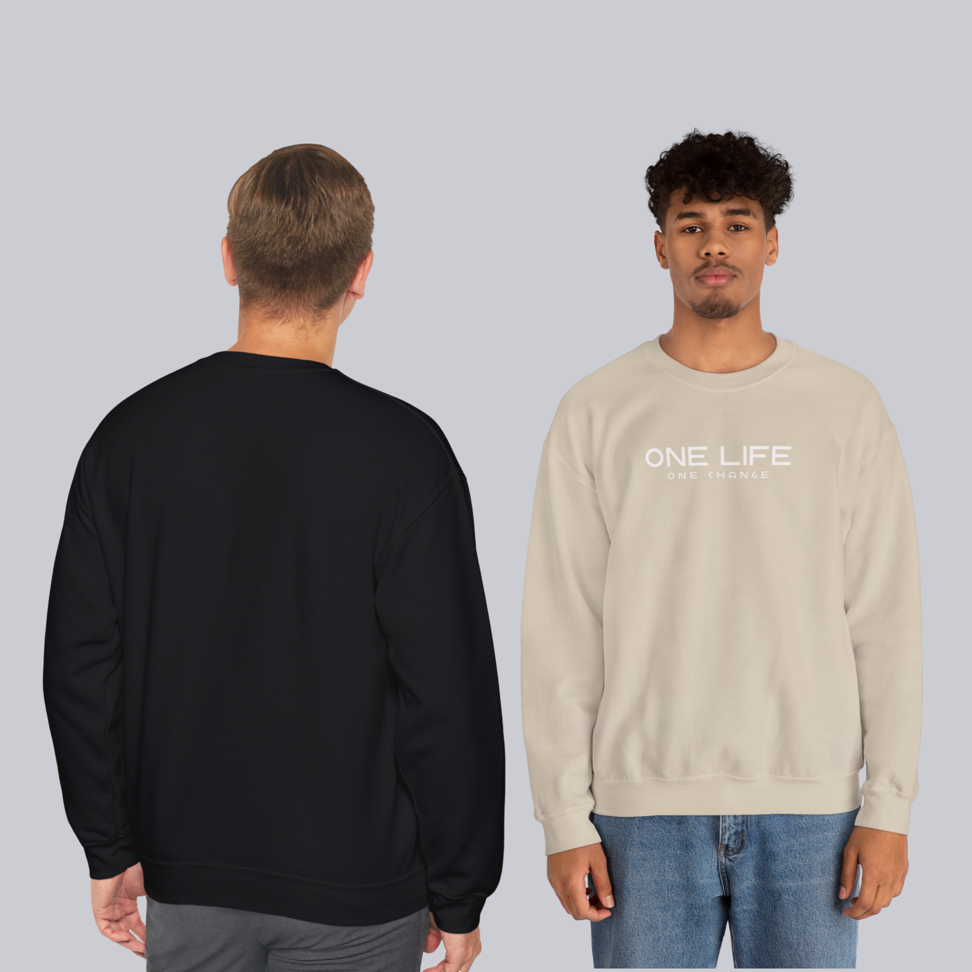 ONE LIFE ONE CHANGE – Unisex Cozy Heavy Blend Pullover