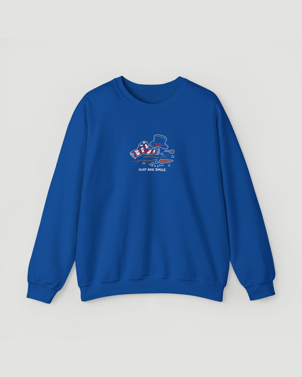 Just Add Smile Snowman Crewneck Sweatshirt – Cozy Winter Pullover