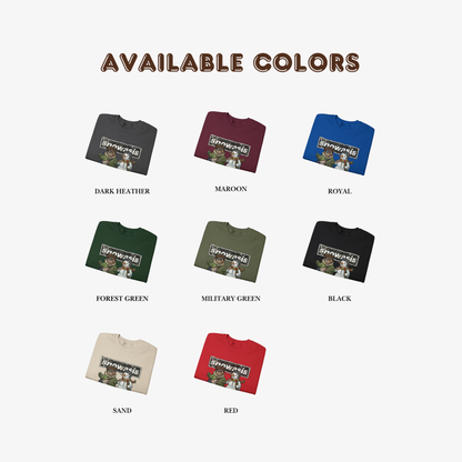 Snowasis Snowman Band Christmas Sweatshirt – Funny Music Lover Holiday Crewneck, Unisex Winter Pullover