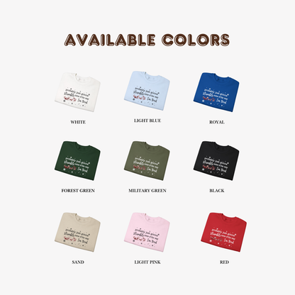 Probably Just Gonna Stumble Some of the Way I’m Tired – Funny Christmas Sweatshirt, Santa Sleigh Unisex Holiday Crewneck