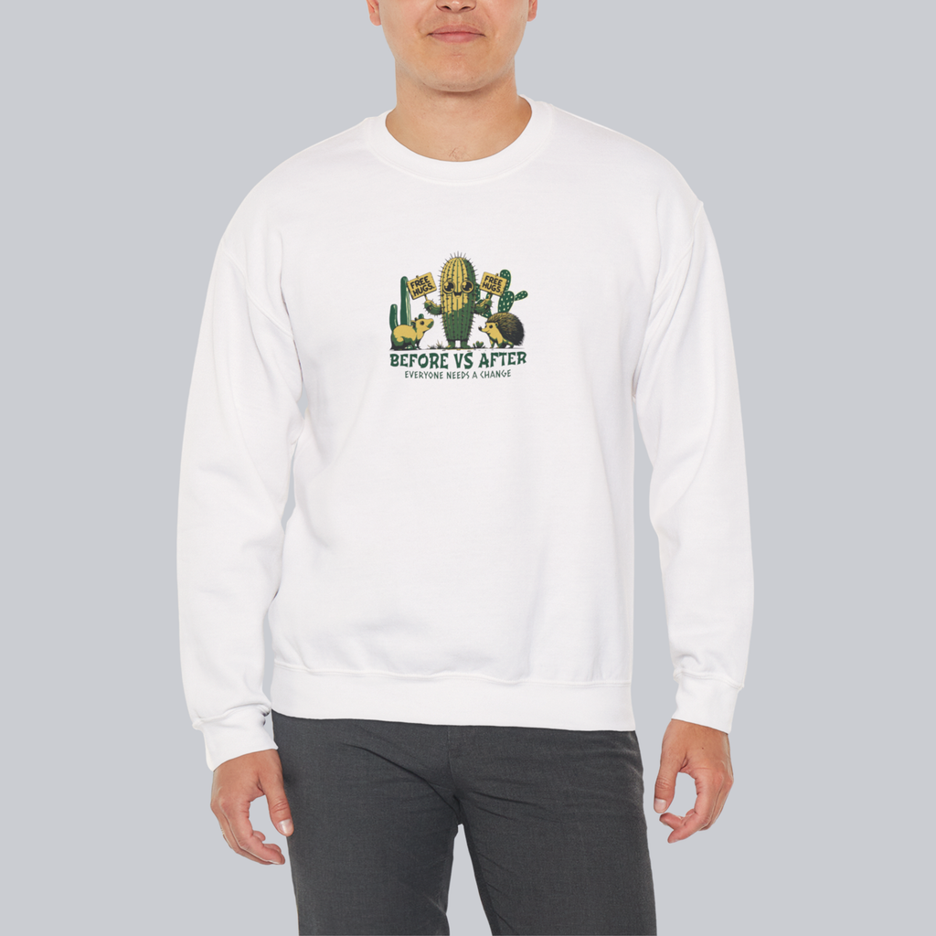 Everyone Needs a Change – Unisex Heavy Blend Crewneck Sweatshirt