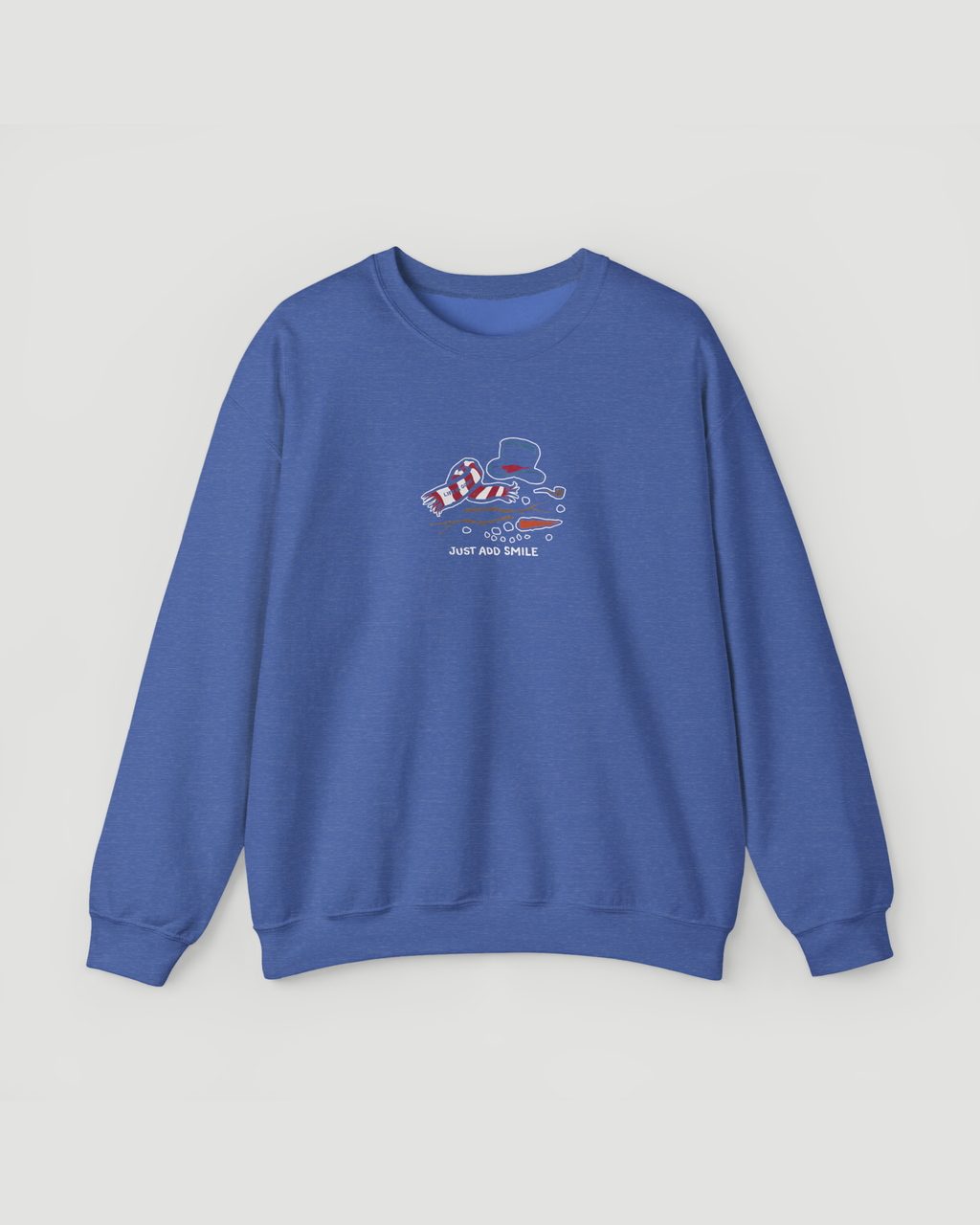 Just Add Smile Snowman Crewneck Sweatshirt – Cozy Winter Pullover