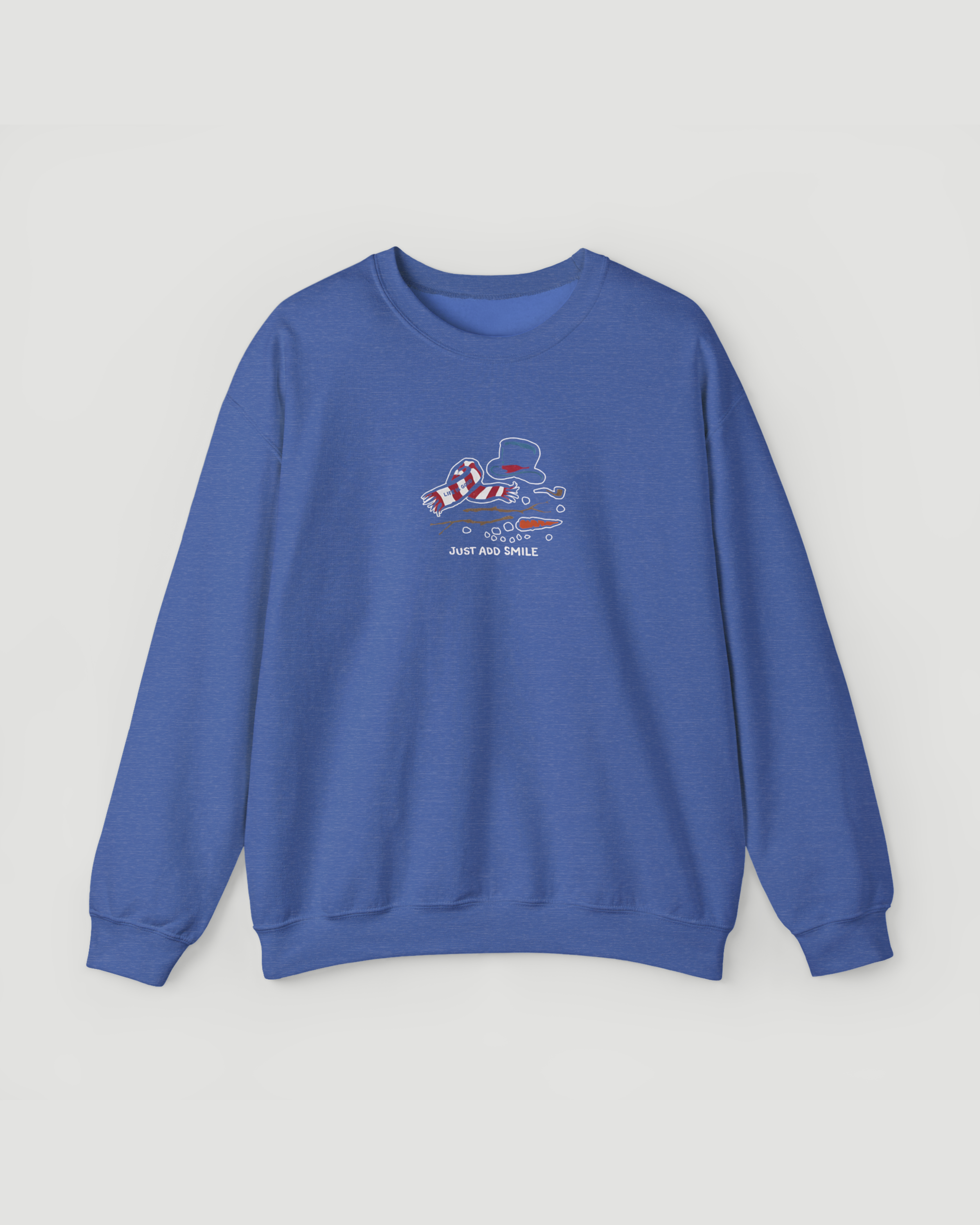 Just Add Smile Snowman Crewneck Sweatshirt – Cozy Winter Pullover