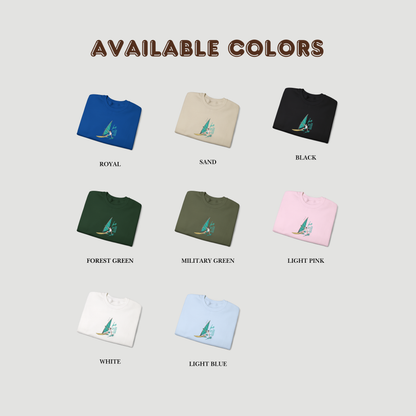 Be the Captain of Your Own Ocean Surf Sweatshirt – Unisex Windsurfing Crewneck Pullover